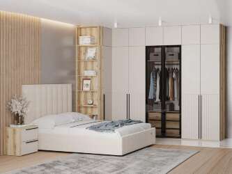 Спальня Арден 1 Дуб Делано / Сантьяго софт Спальня Арден 1 Дуб Делано / Сантьяго софт