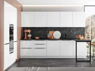 Кухня Арли 2 Белый / Кашемир Кухня Арли 2 Белый / Кашемир