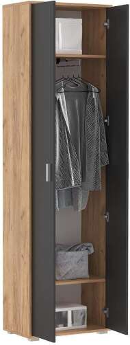 Антре шкаф 65.07 Дуб золотой / Диамант серый Антре шкаф 65.07 Дуб золотой / Диамант серый