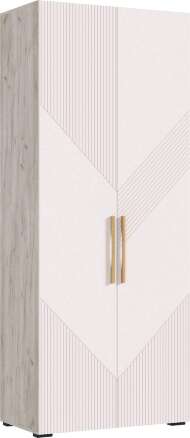 Ирис Шкаф 2-х ств.(900) (Кашемир, Дуб Крафт серый) Ирис Шкаф 2-х ств.(900) (Кашемир, Дуб Крафт серый)