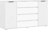 Марвэл Комод 2 двери 4 ящика (1600) (Браш Вайт, Белый) Марвэл Комод 2 двери 4 ящика (1600) (Браш Вайт, Белый)